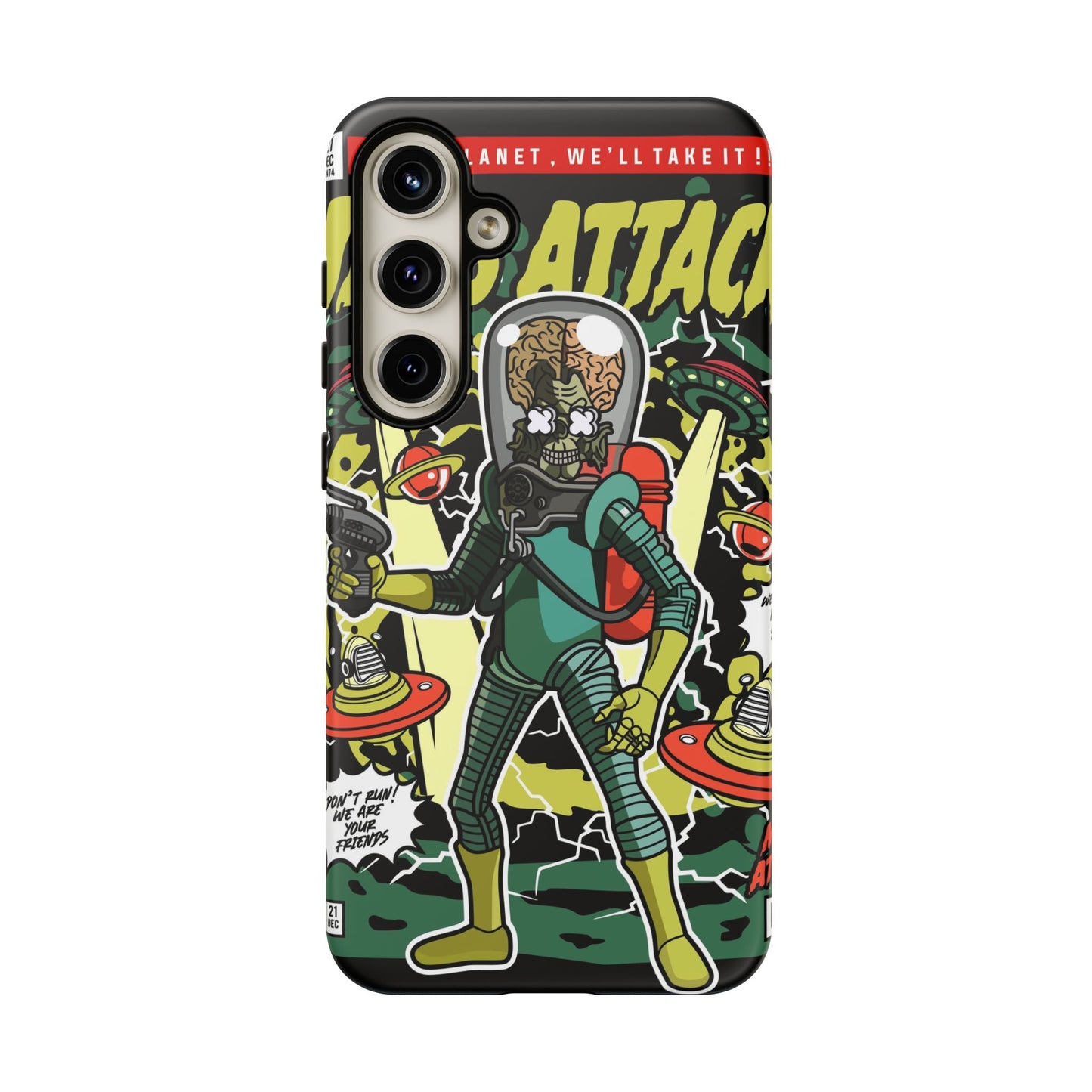 Mars Attack Comic Phone Case