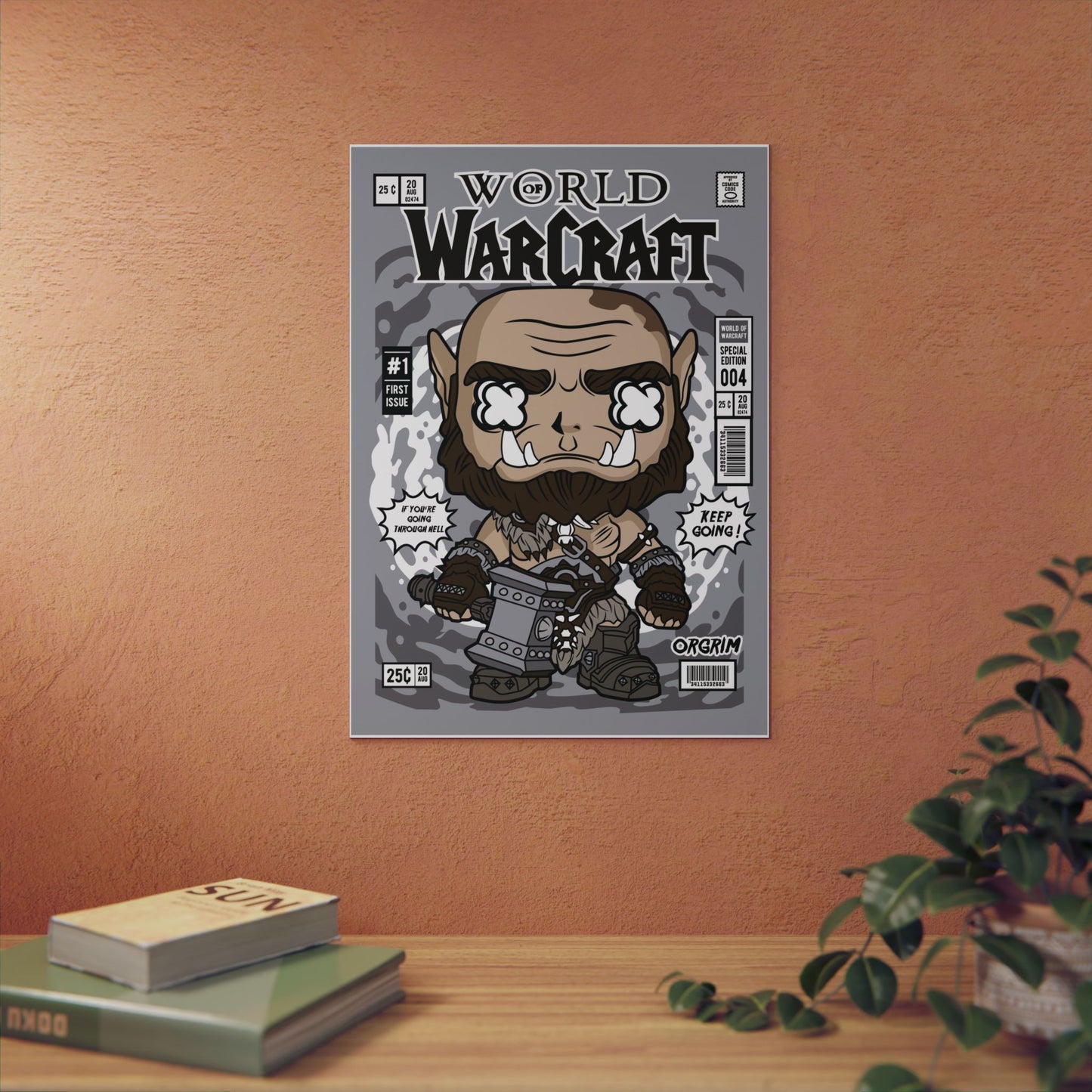 WoW Orc Metal Poster