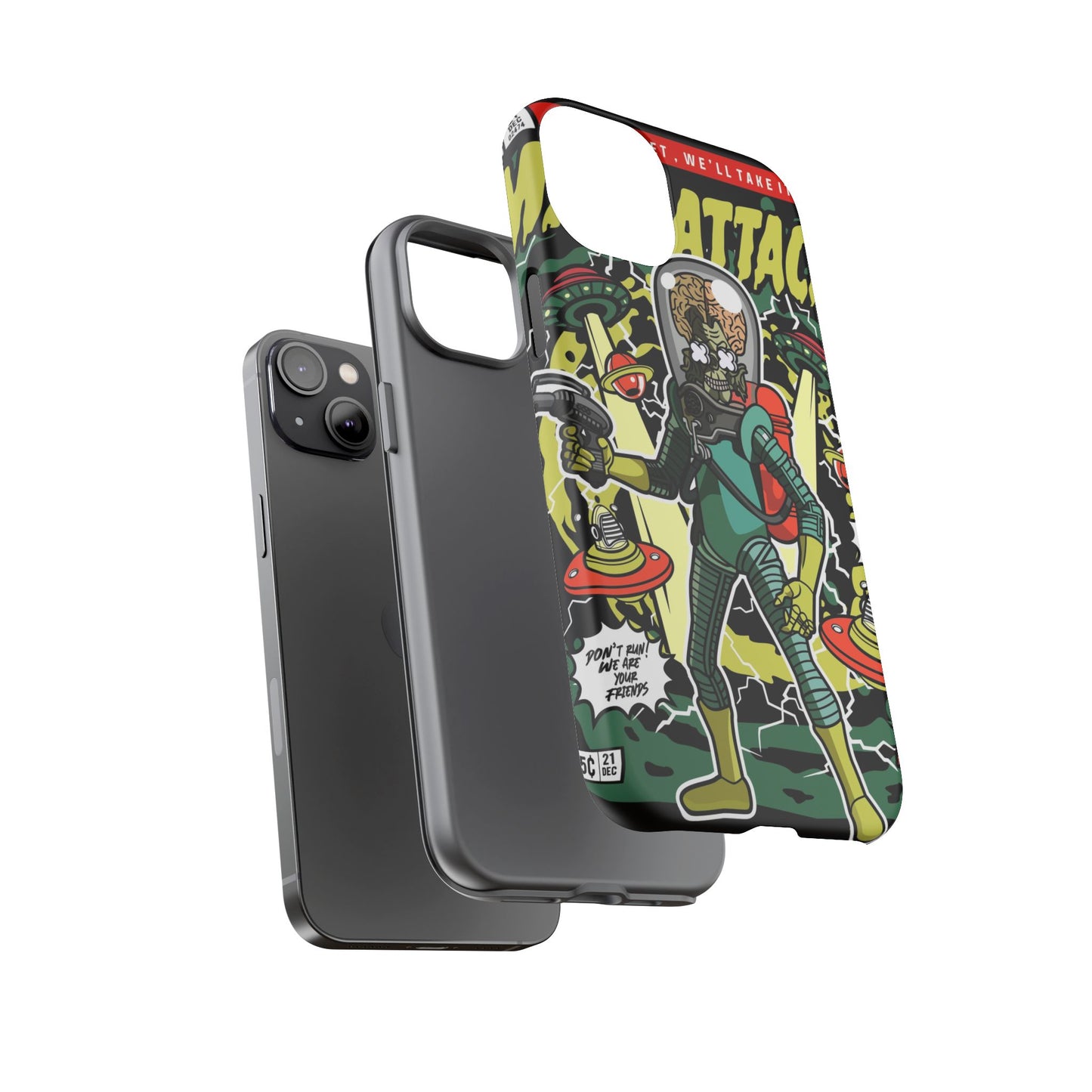 Mars Attack Comic Phone Case