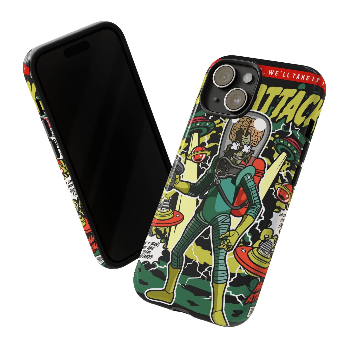 Mars Attack Comic Phone Case