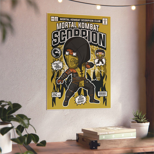 Scorpion Metal Poster