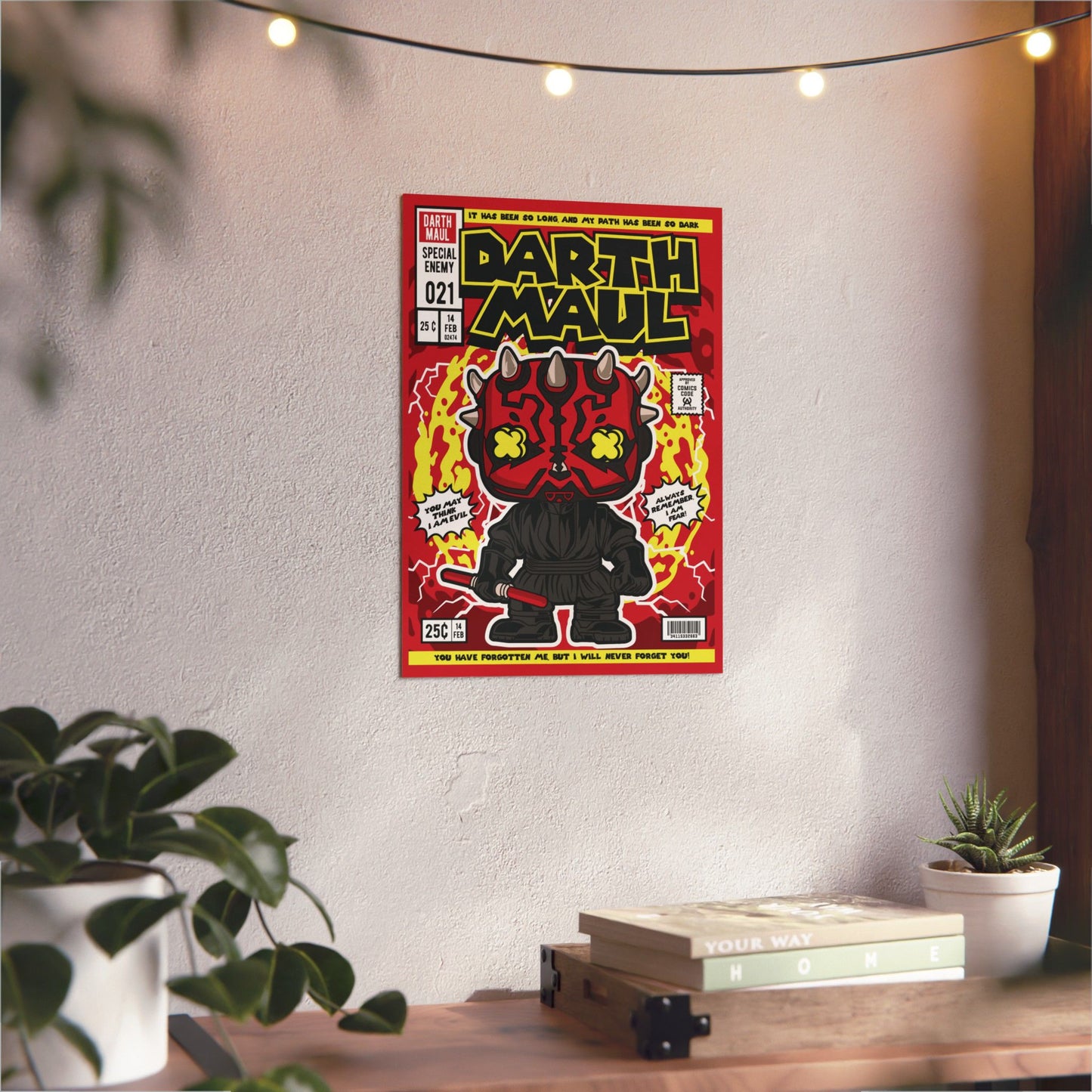 Darth Maul Metal Poster