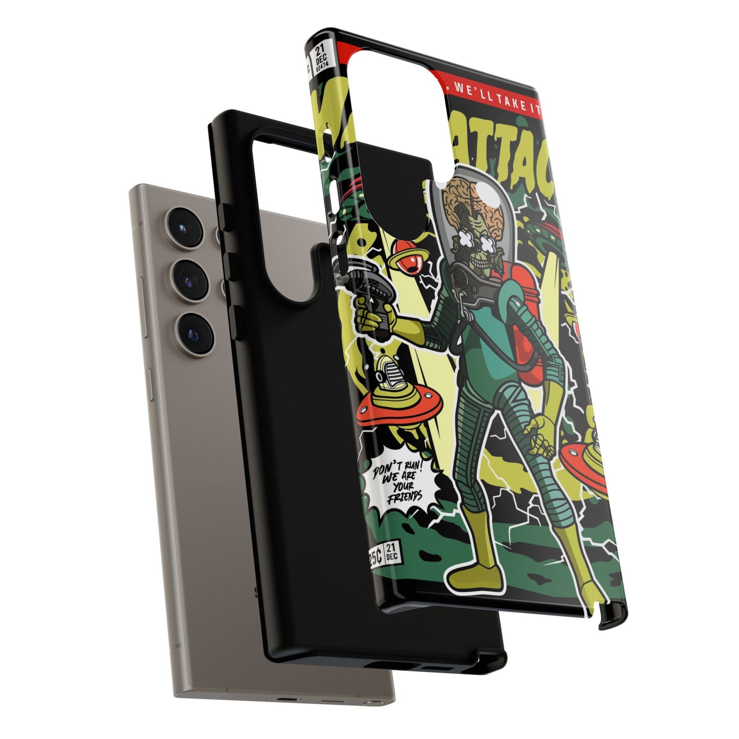 Mars Attack Comic Phone Case