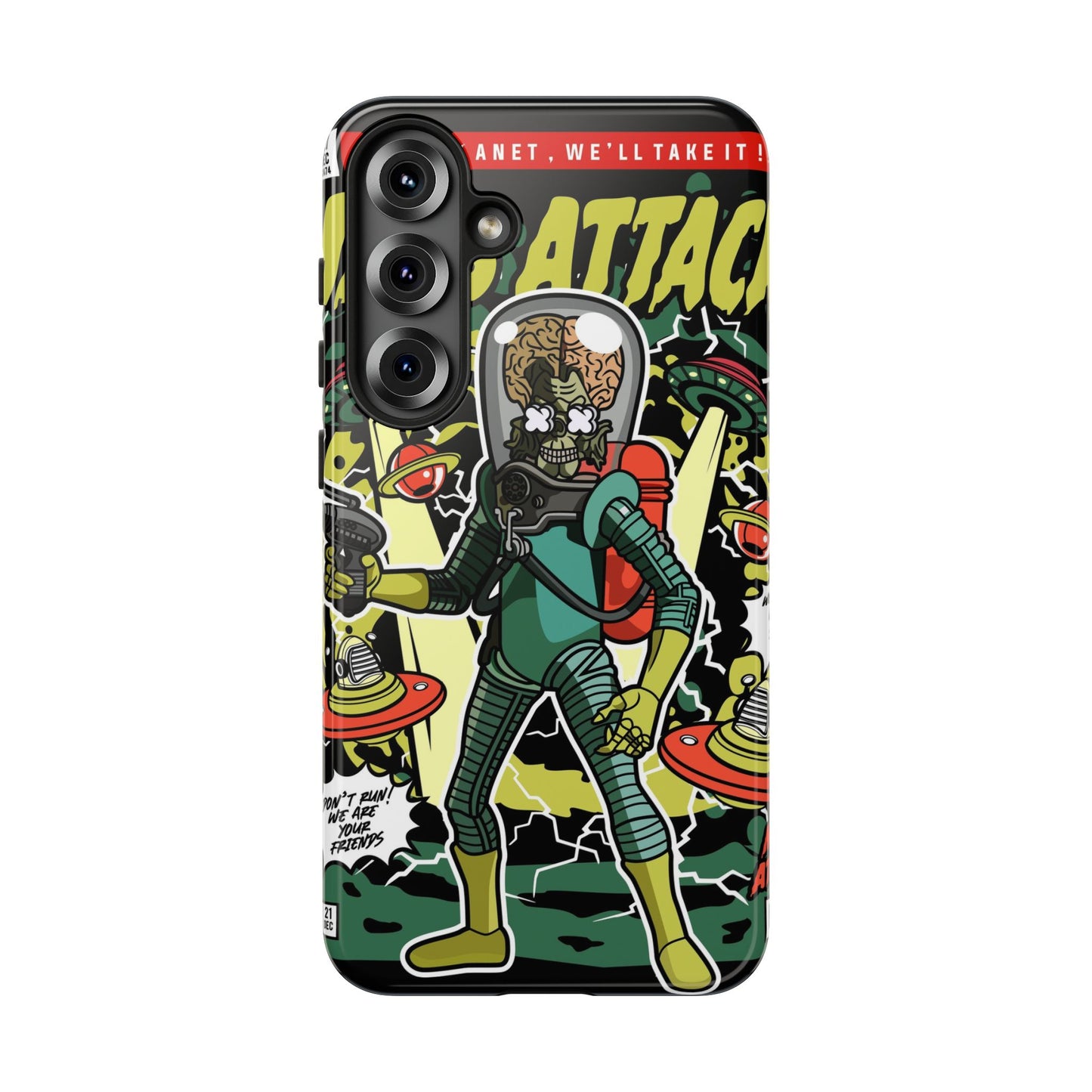 Mars Attack Comic Phone Case
