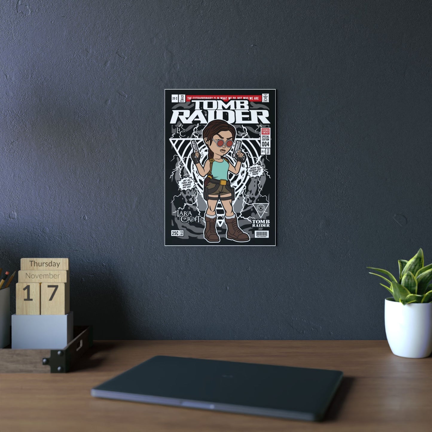 Tomb Raider Metal Poster