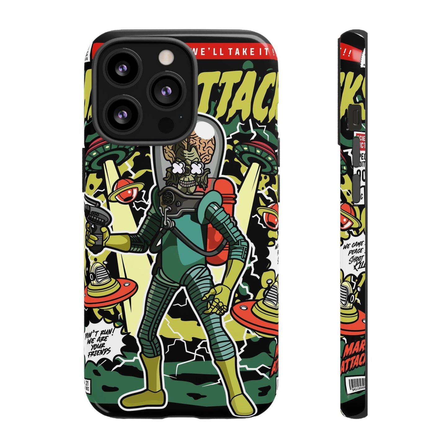 Mars Attack Comic Phone Case