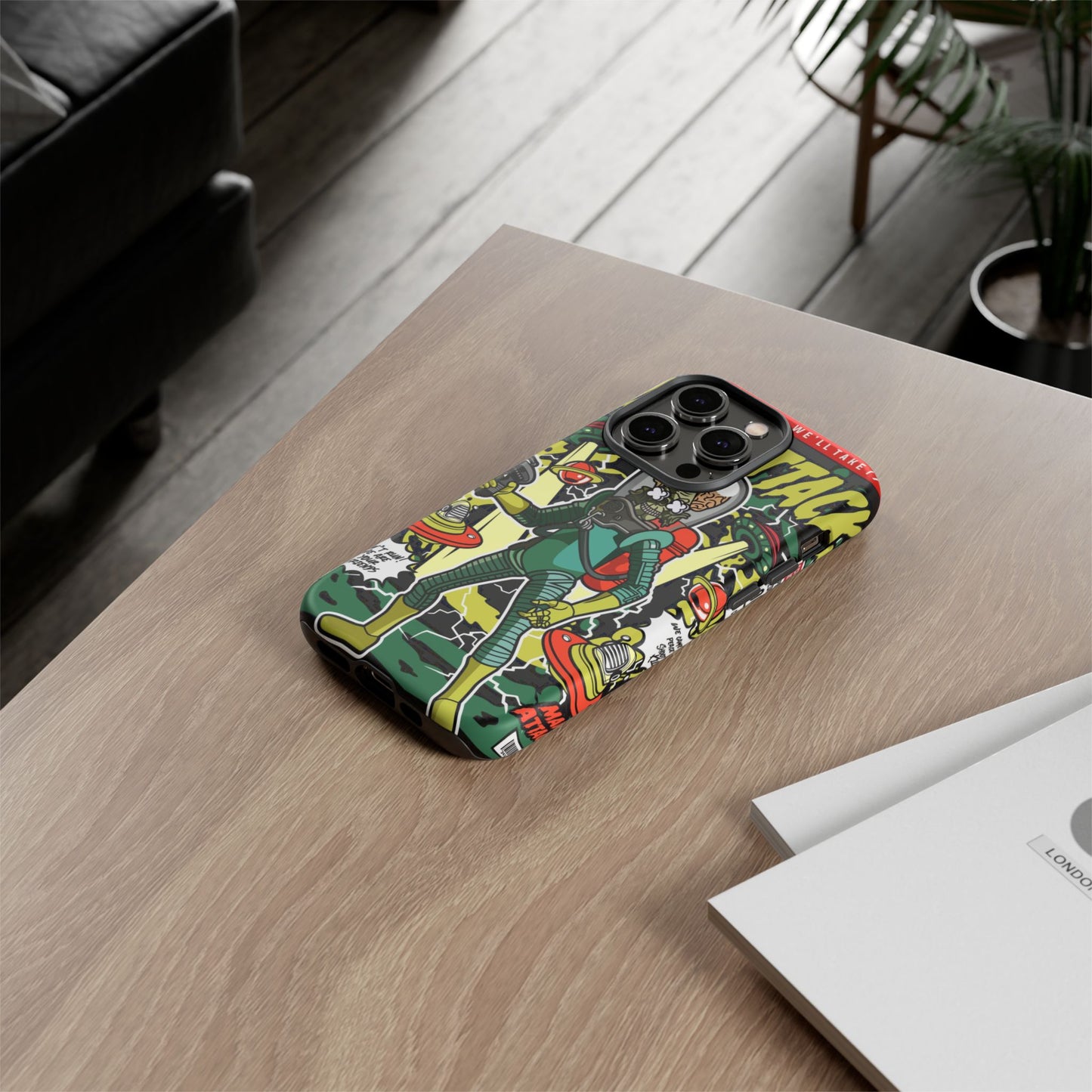 Mars Attack Comic Phone Case