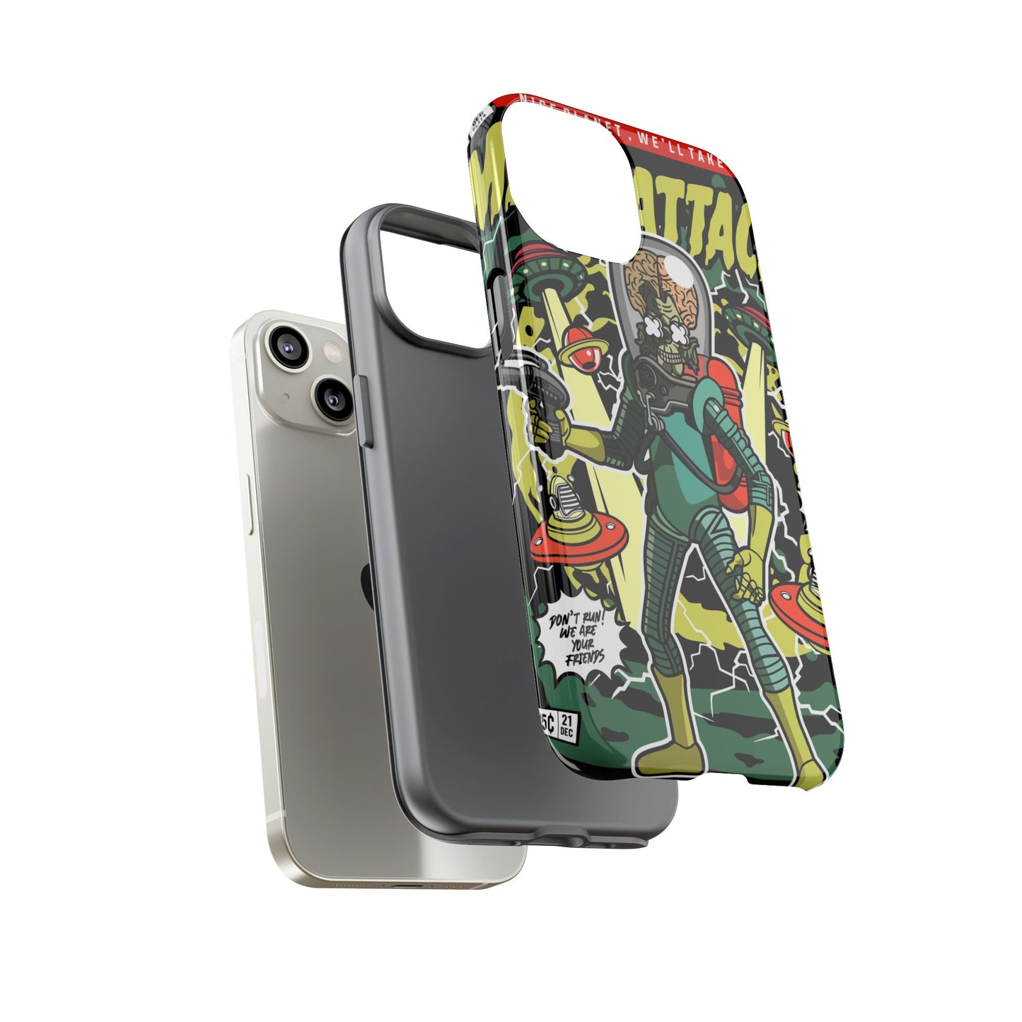 Mars Attack Comic Phone Case