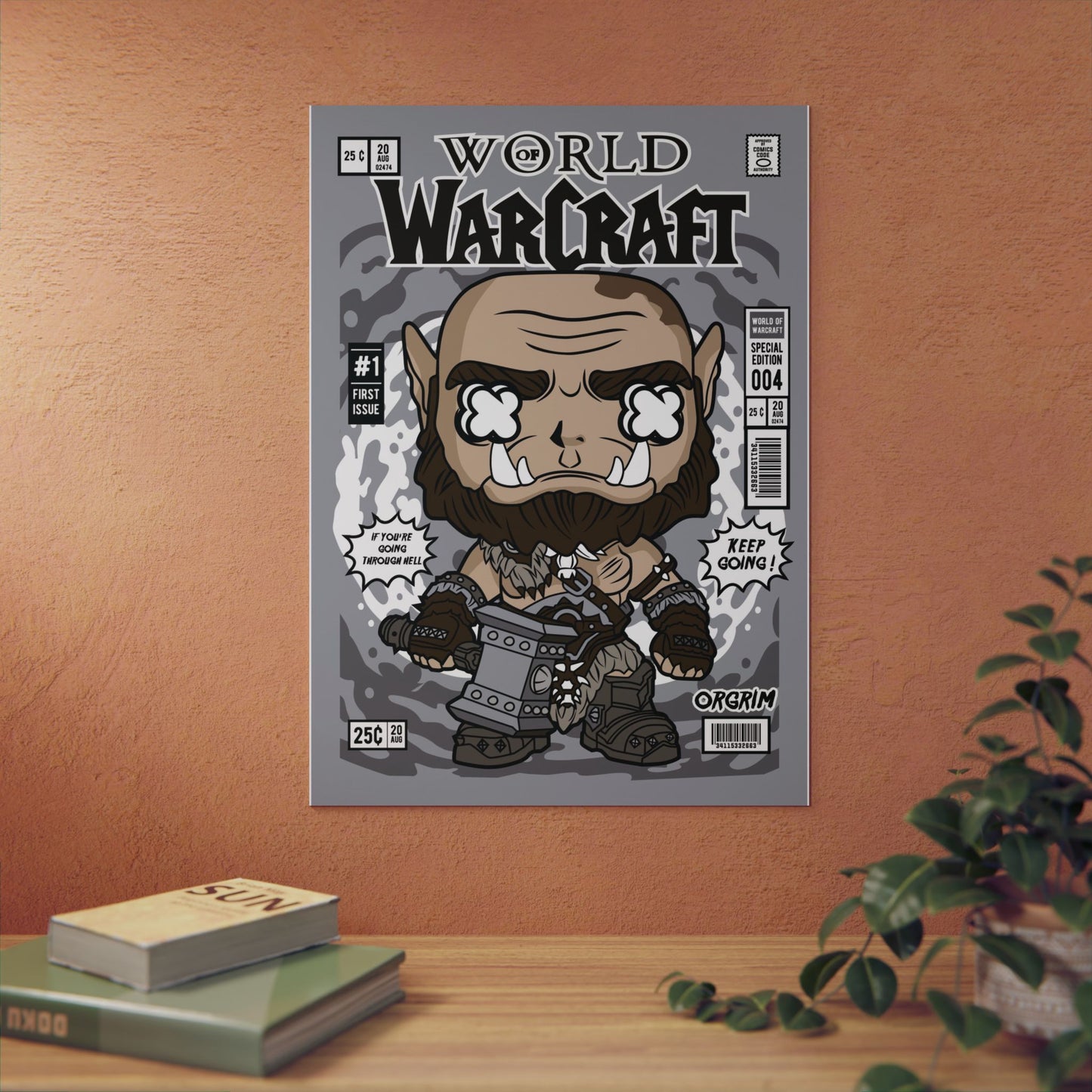 WoW Orc Metal Poster