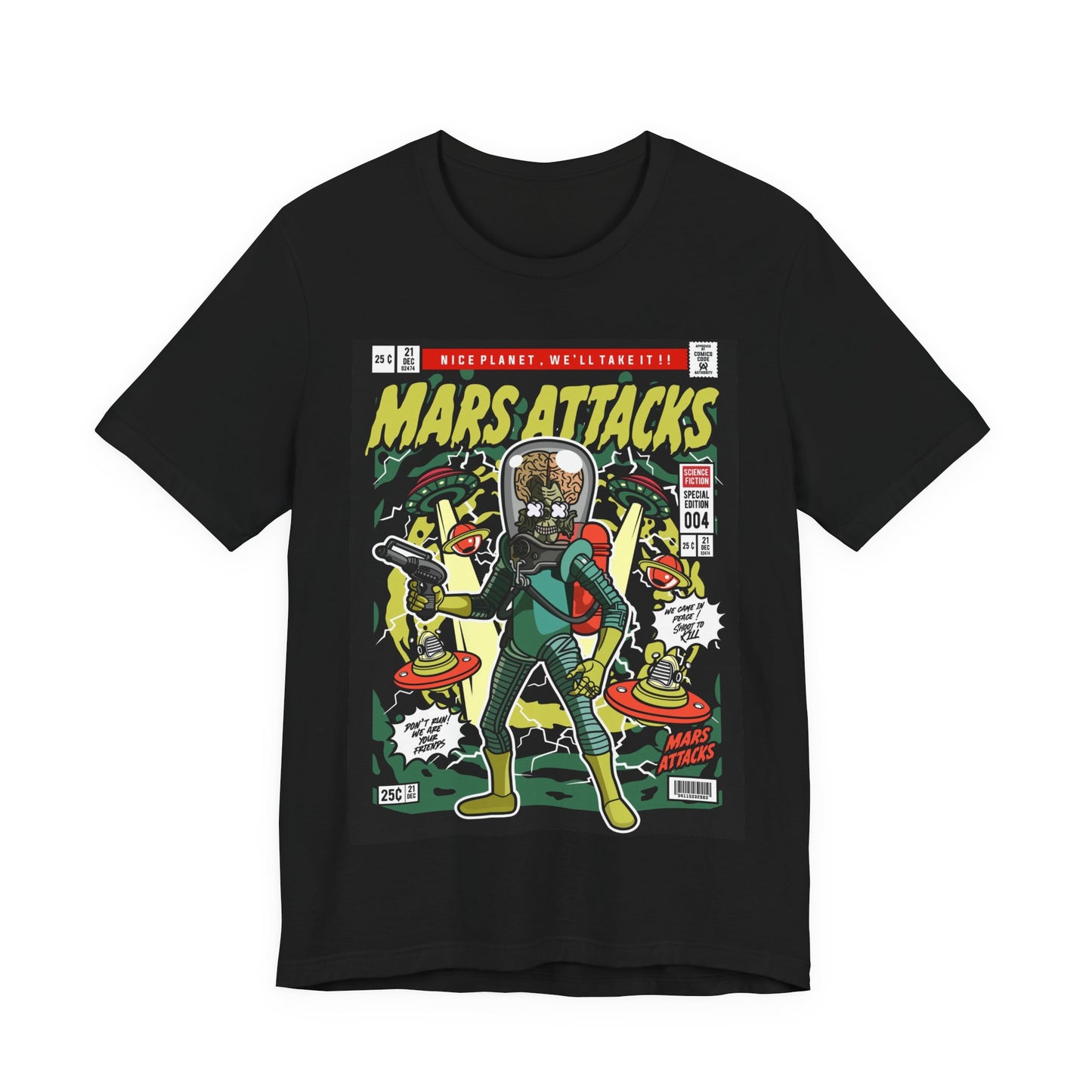 Mars Attack Comic T Shirt