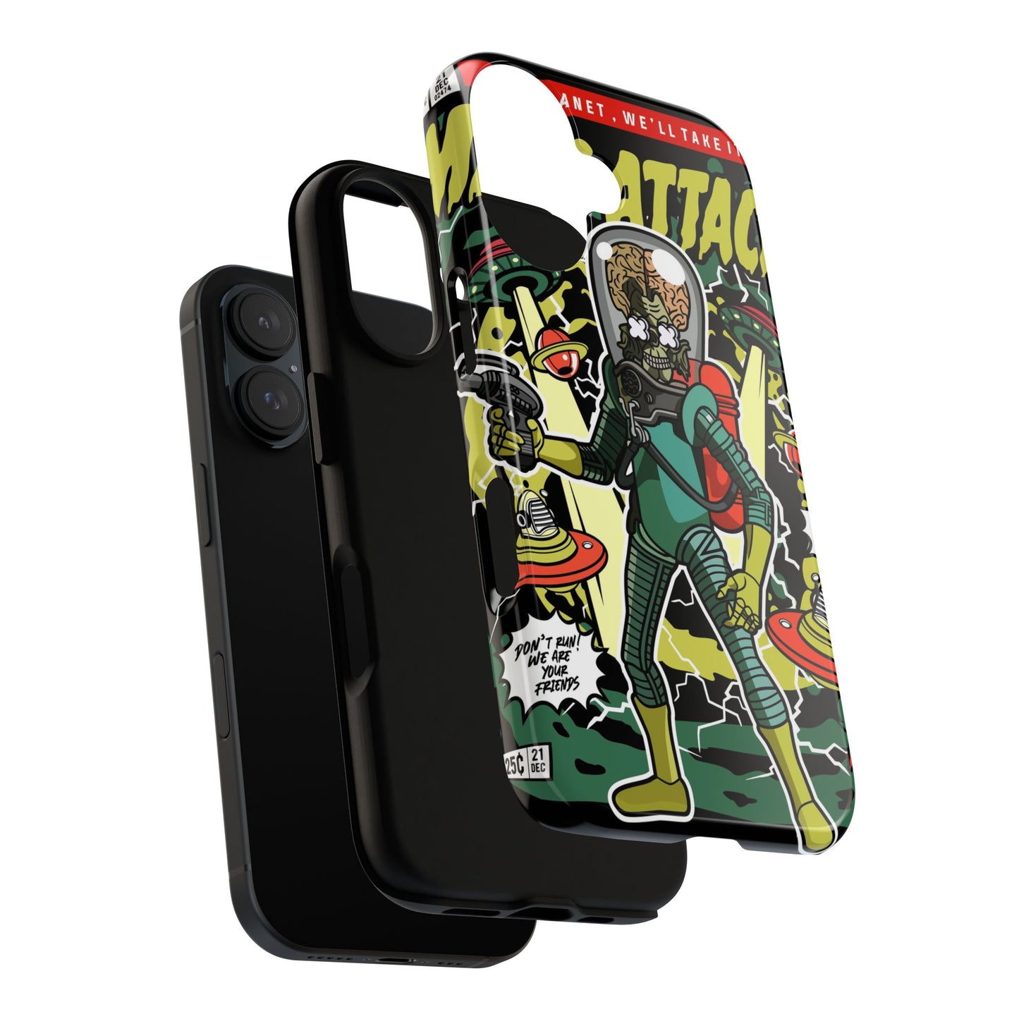 Mars Attack Comic Phone Case