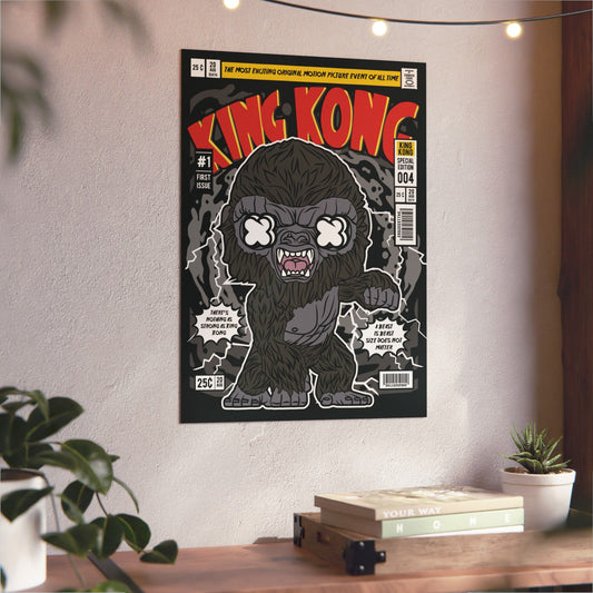 King Kong Metal Poster