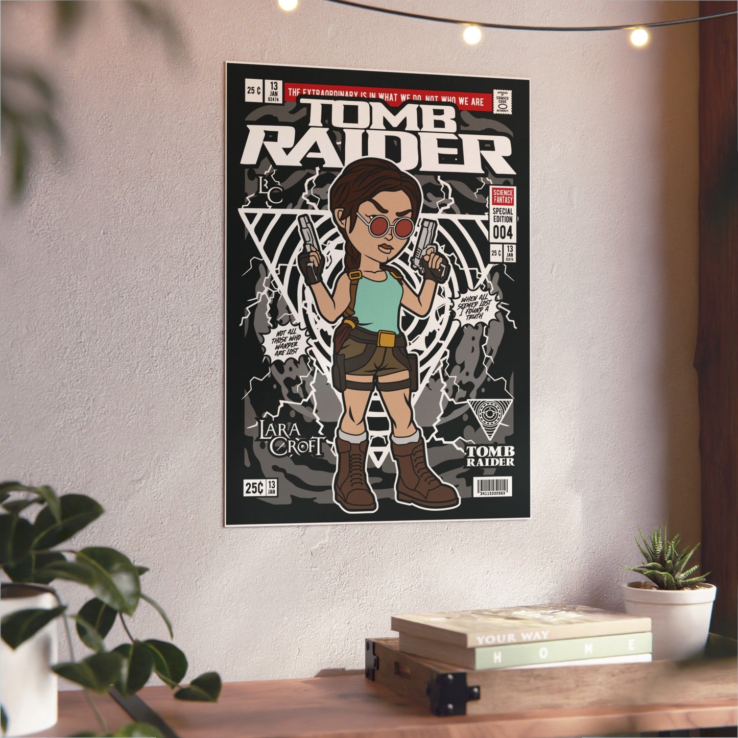 Tomb Raider Metal Poster