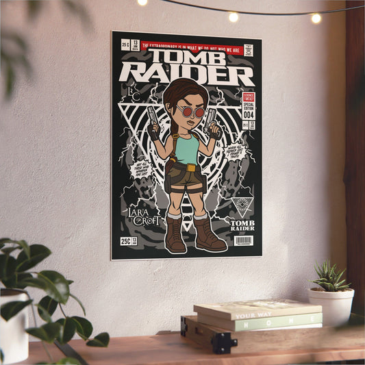 Tomb Raider Metal Poster
