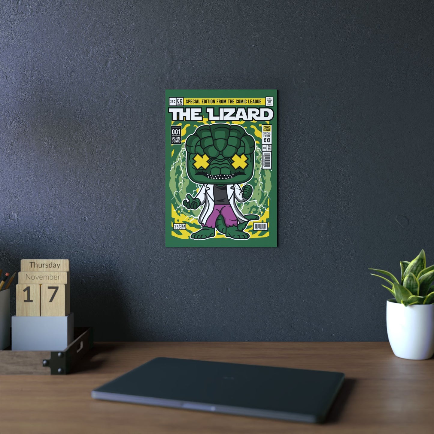 The Lizard Metal Poster
