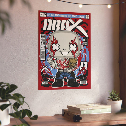 Drax Metal Poster
