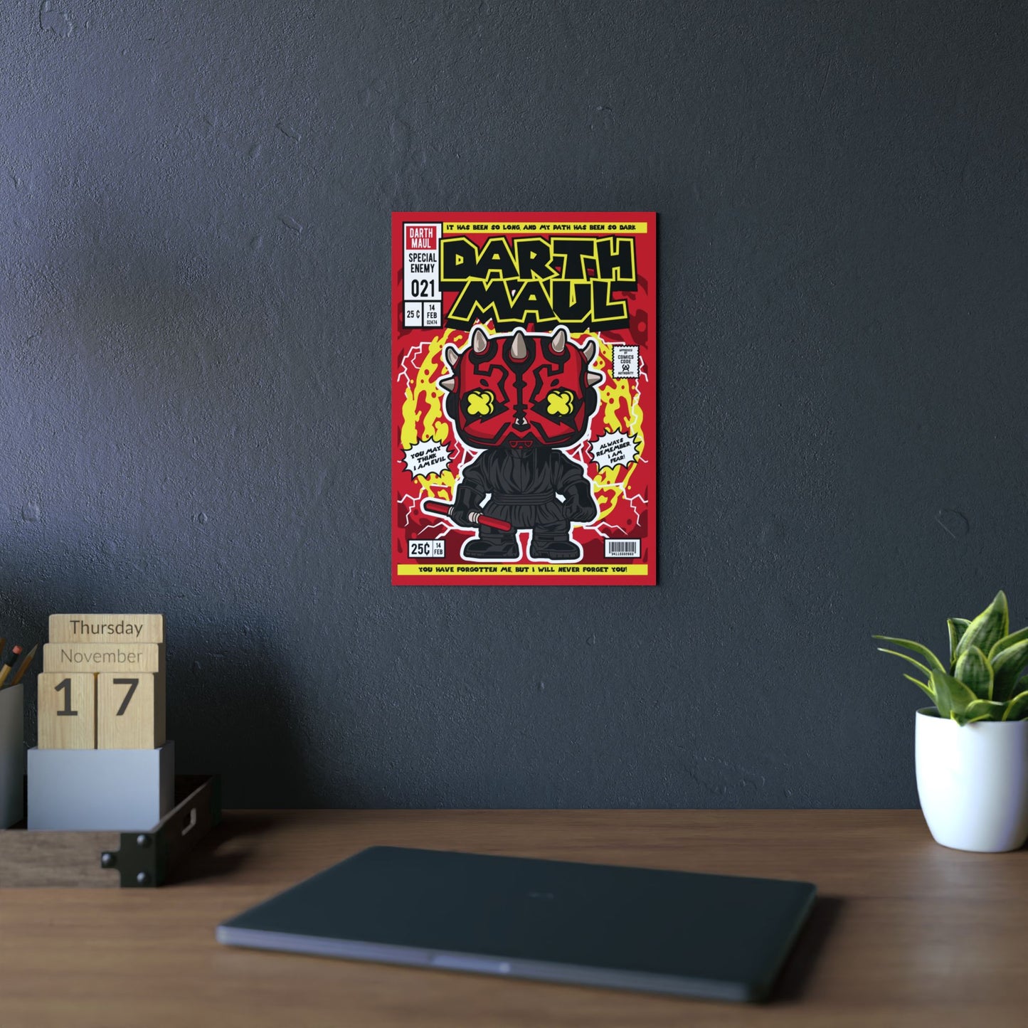 Darth Maul Metal Poster