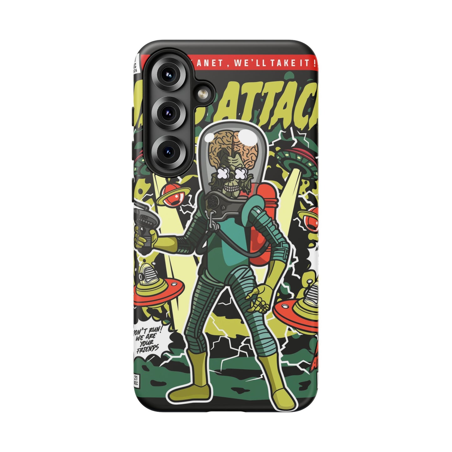 Mars Attack Comic Phone Case