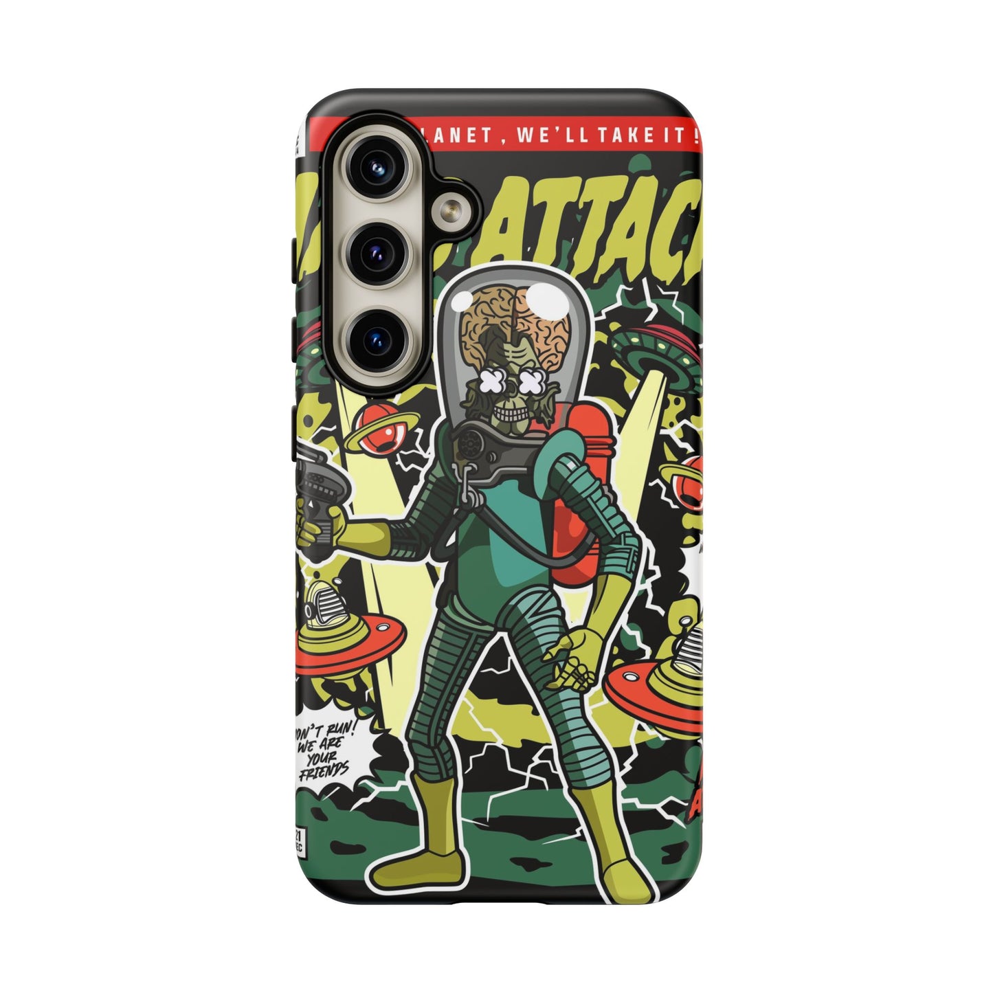 Mars Attack Comic Phone Case