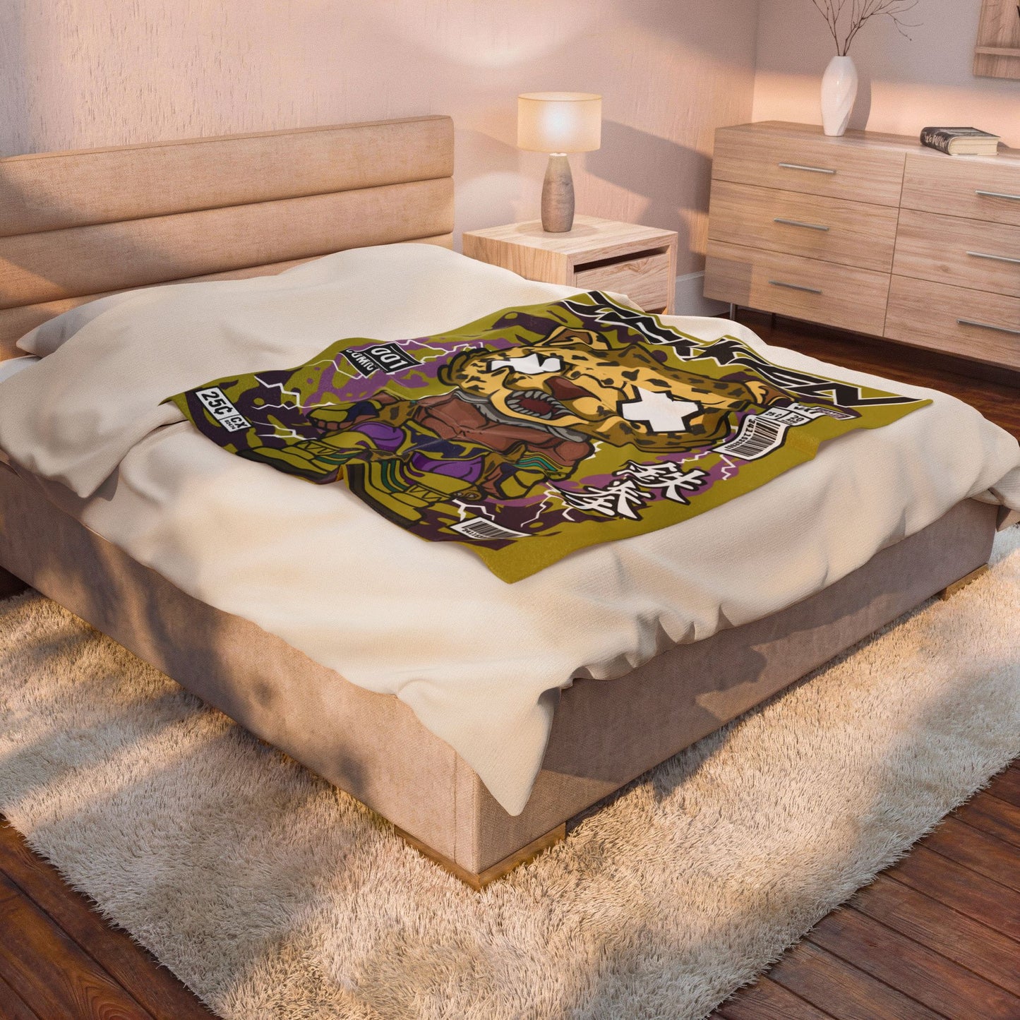 King Tekken Plush Blanket