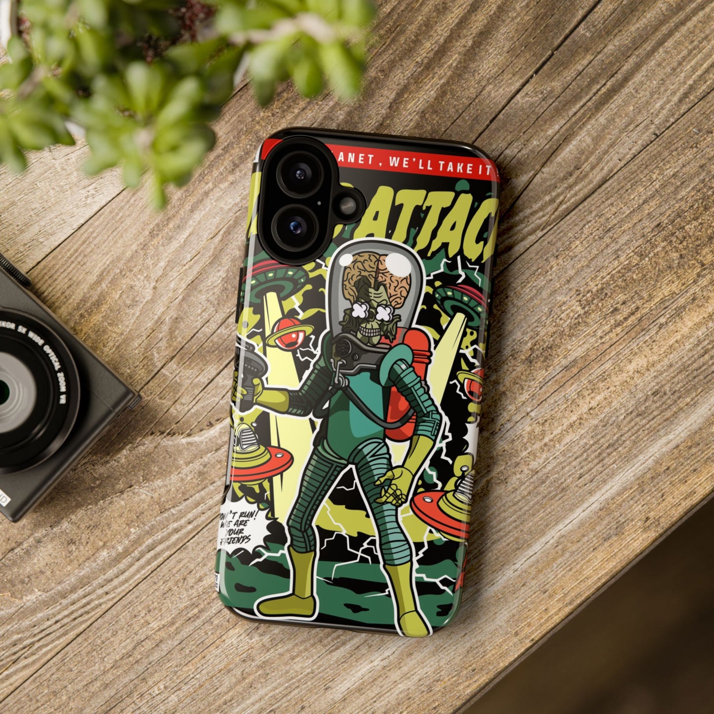 Mars Attack Comic Phone Case