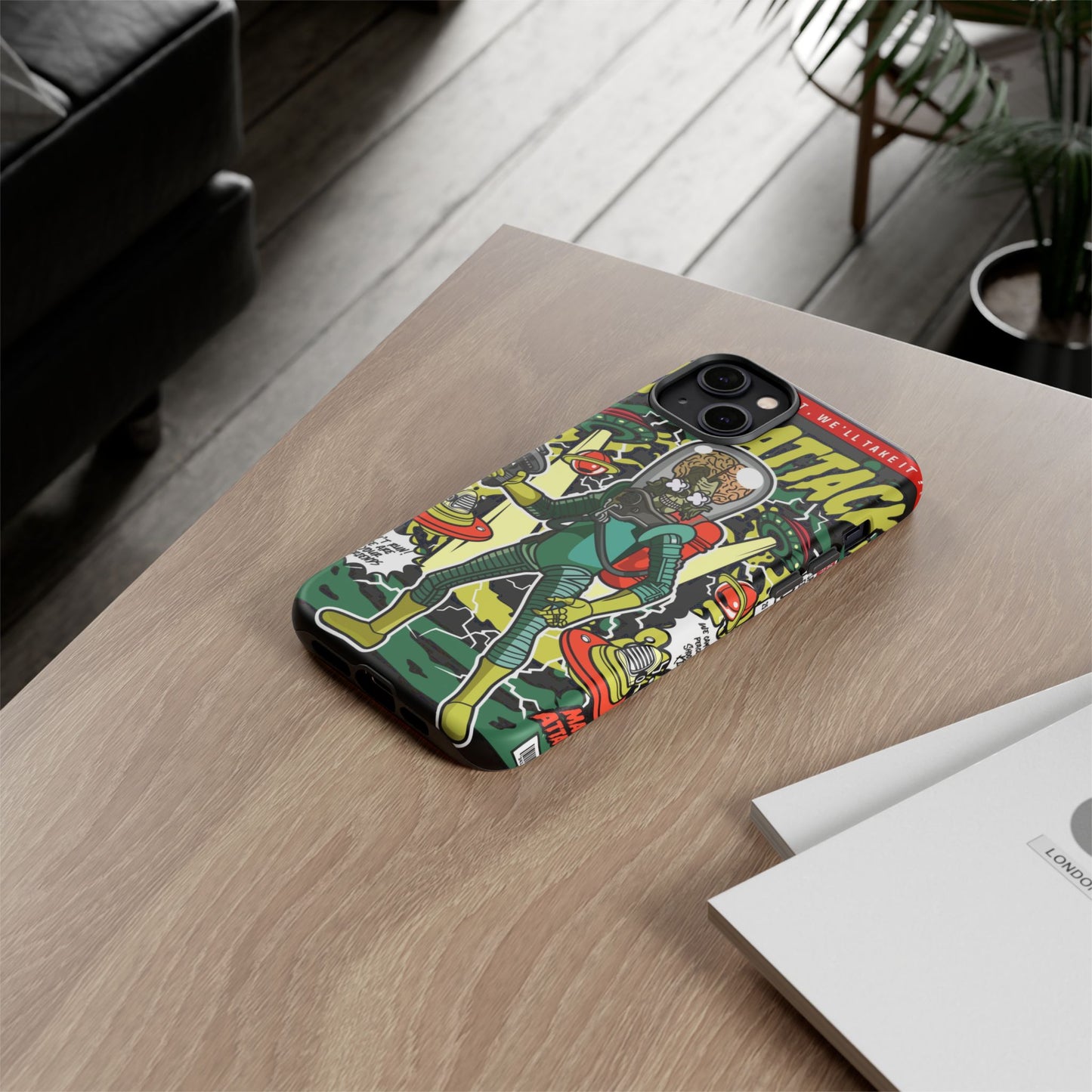 Mars Attack Comic Phone Case