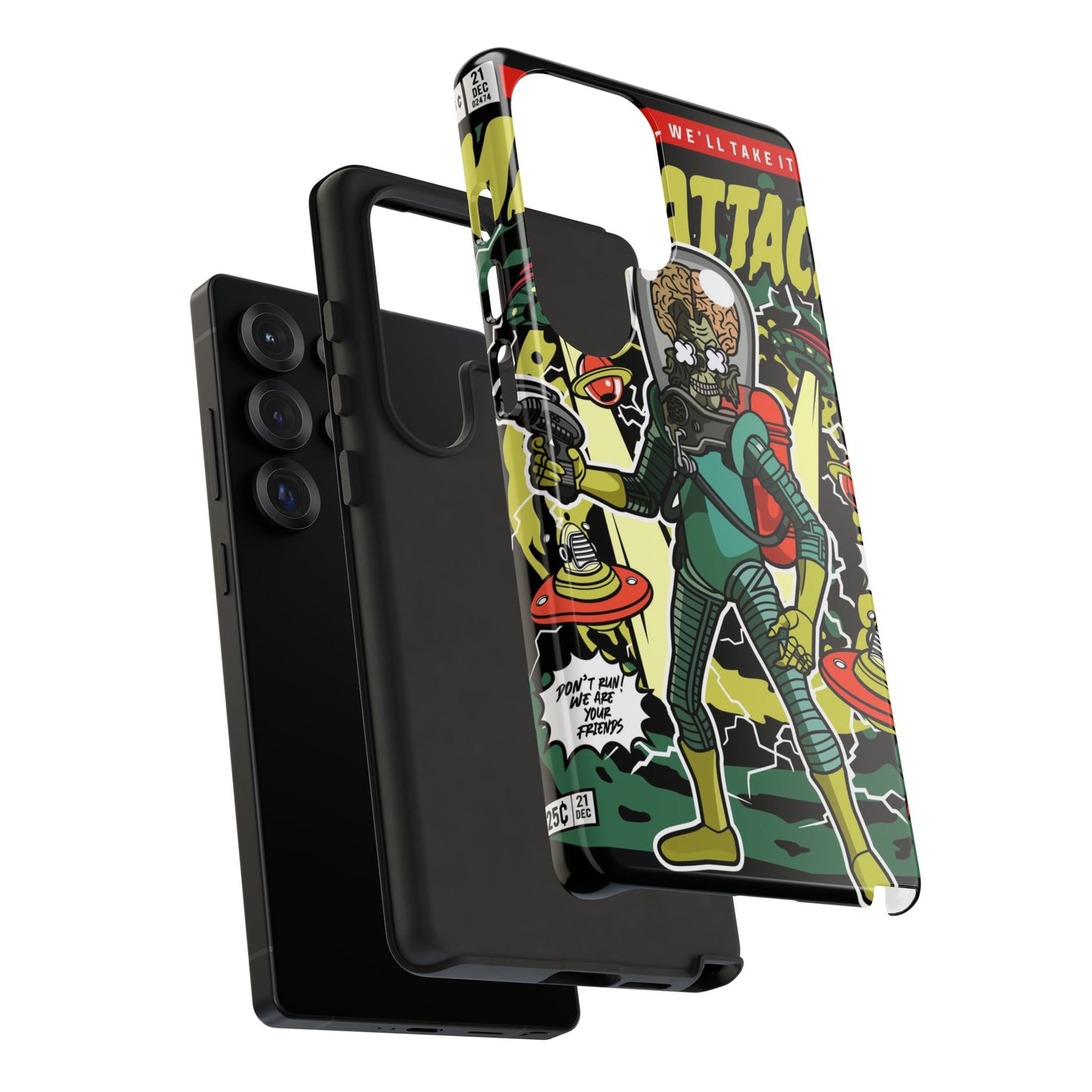 Mars Attack Comic Phone Case