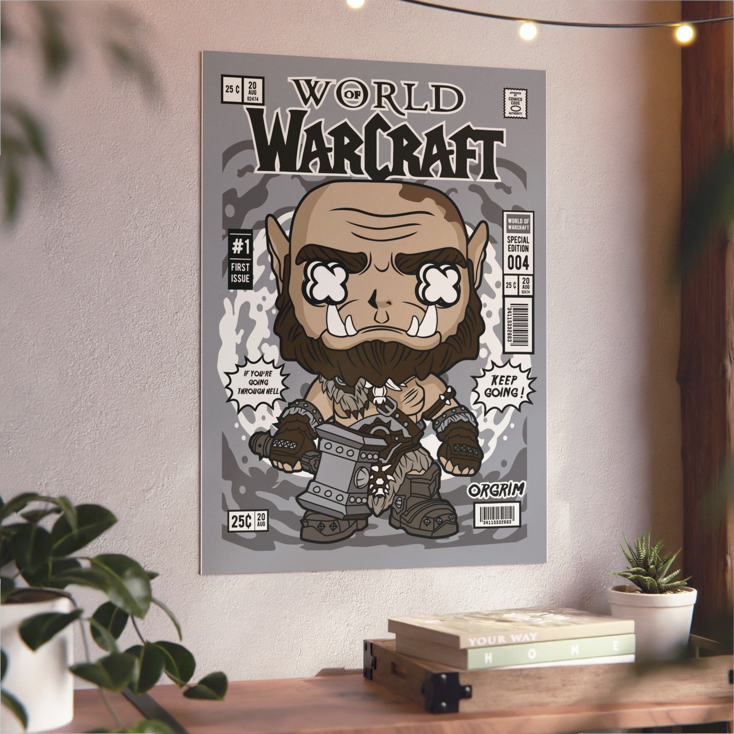WoW Orc Metal Poster