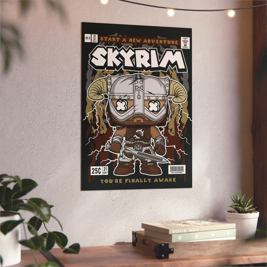 Skyrim Metal Poster