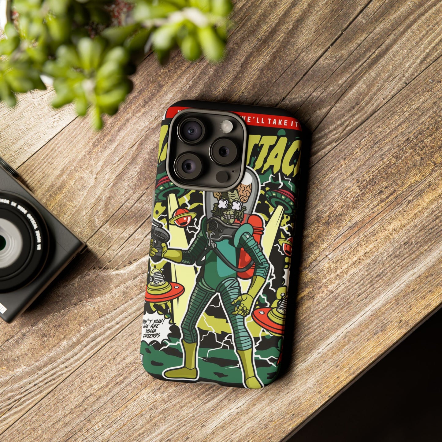Mars Attack Comic Phone Case