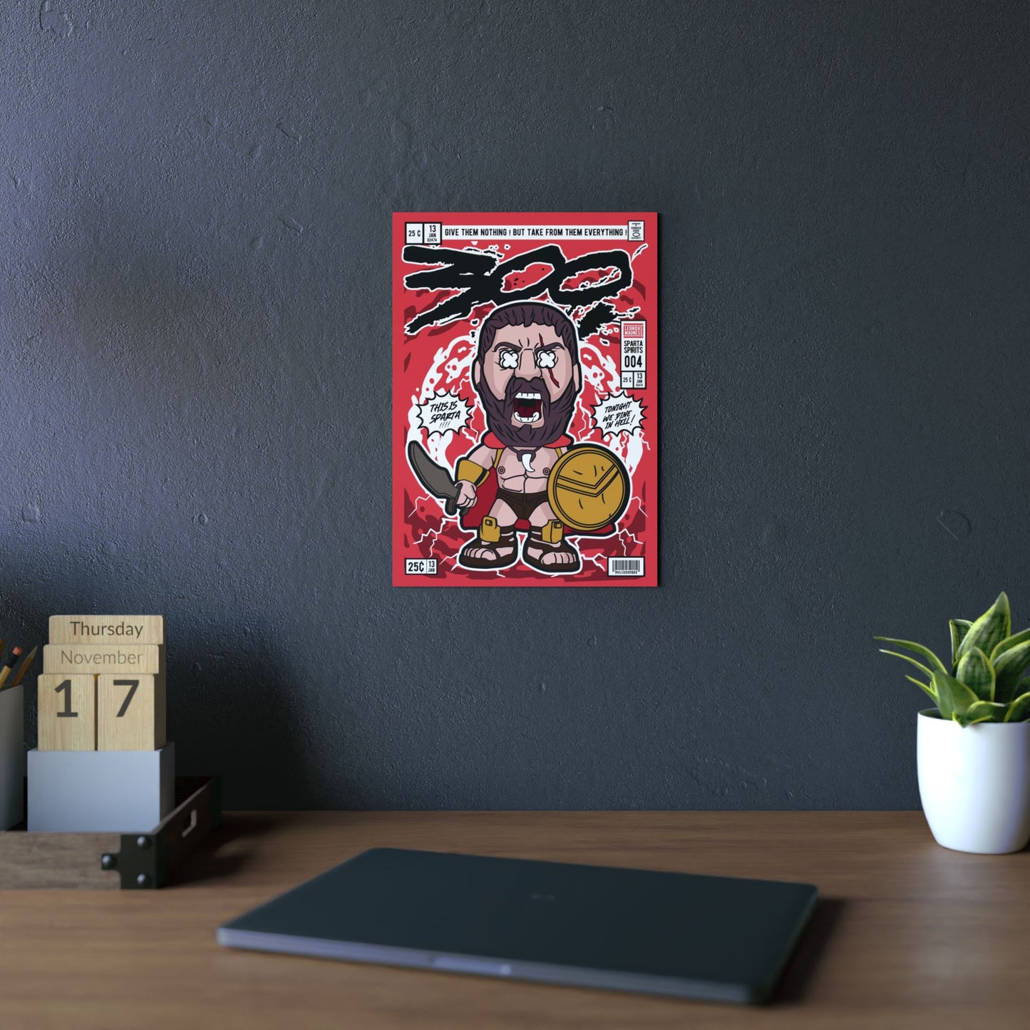 300 Metal Poster