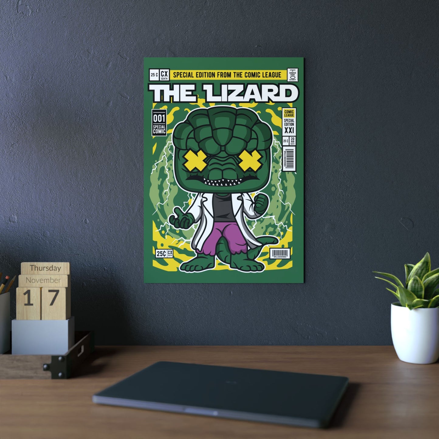 The Lizard Metal Poster