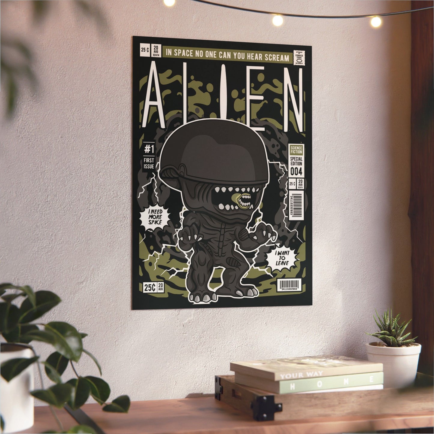 Alien Metal Poster