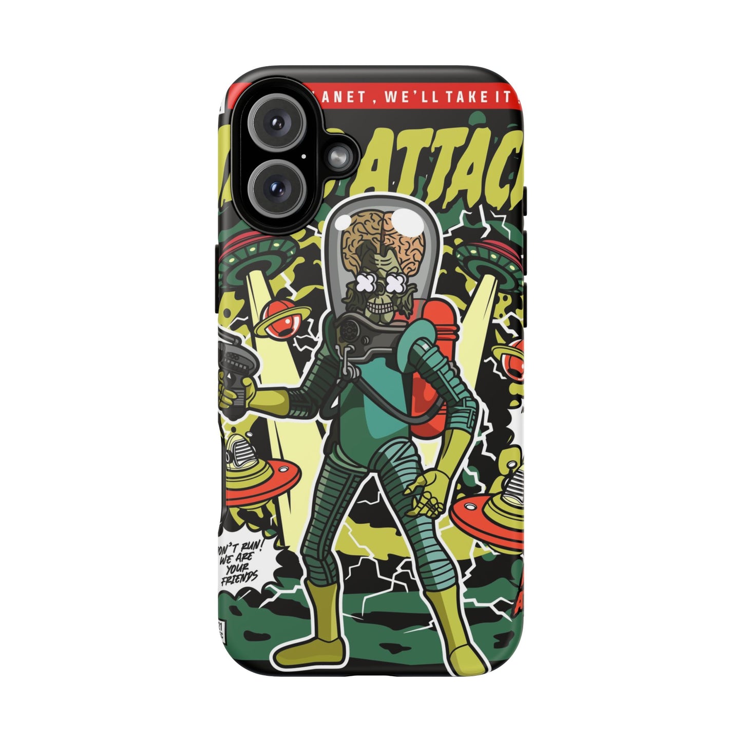 Mars Attack Comic Phone Case
