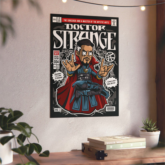 Dr Strange Metal Poster