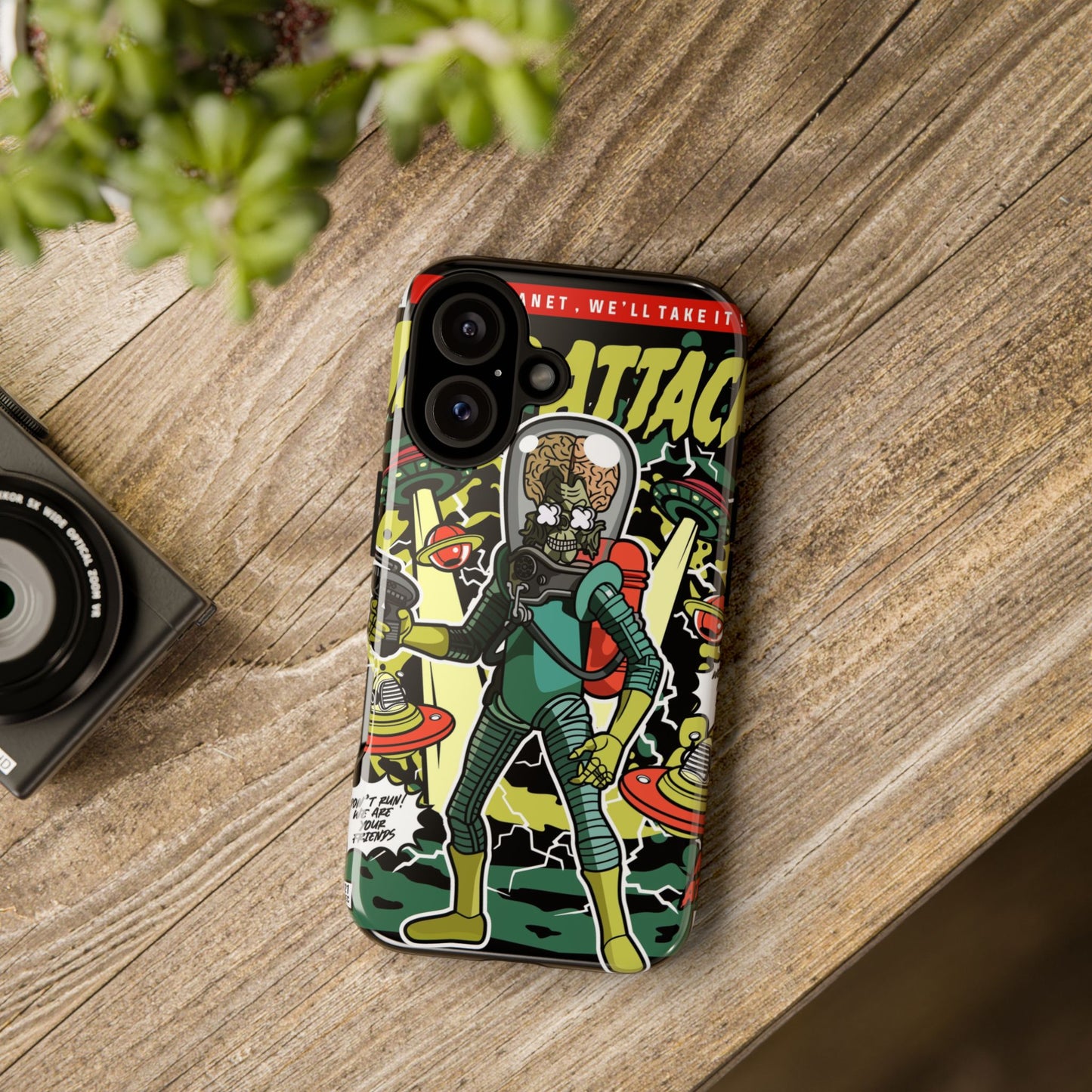 Mars Attack Comic Phone Case