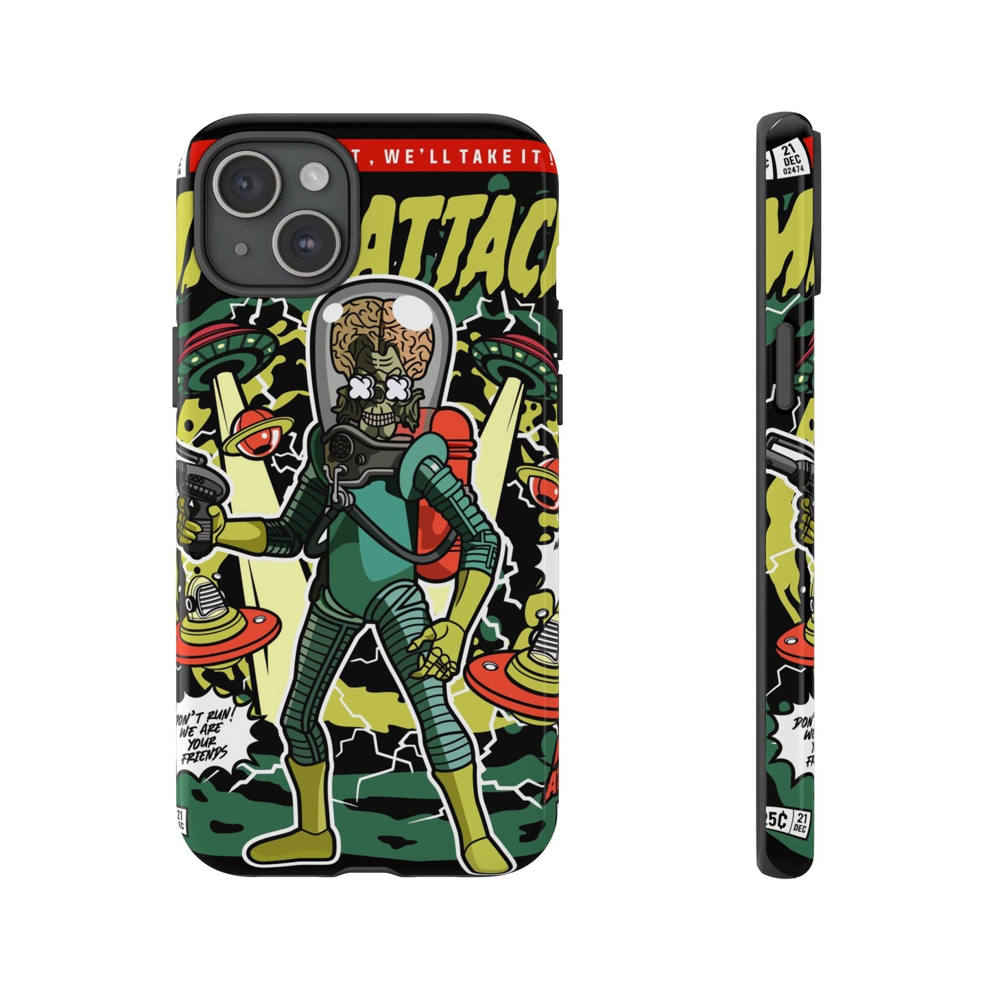 Mars Attack Comic Phone Case