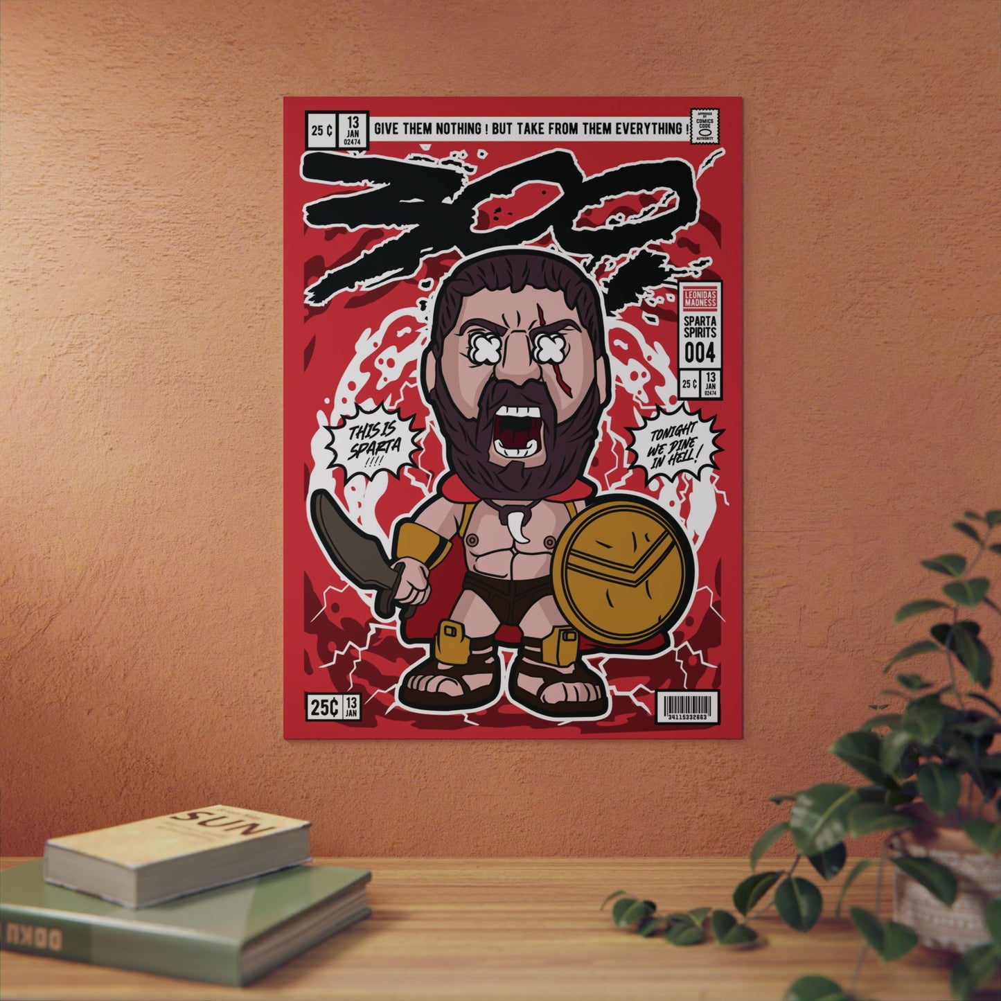 300 Metal Poster