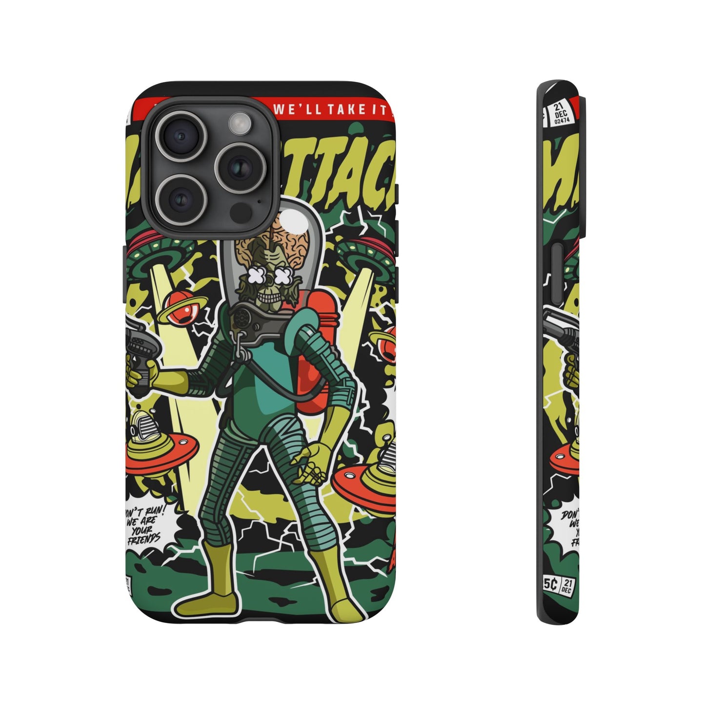 Mars Attack Comic Phone Case