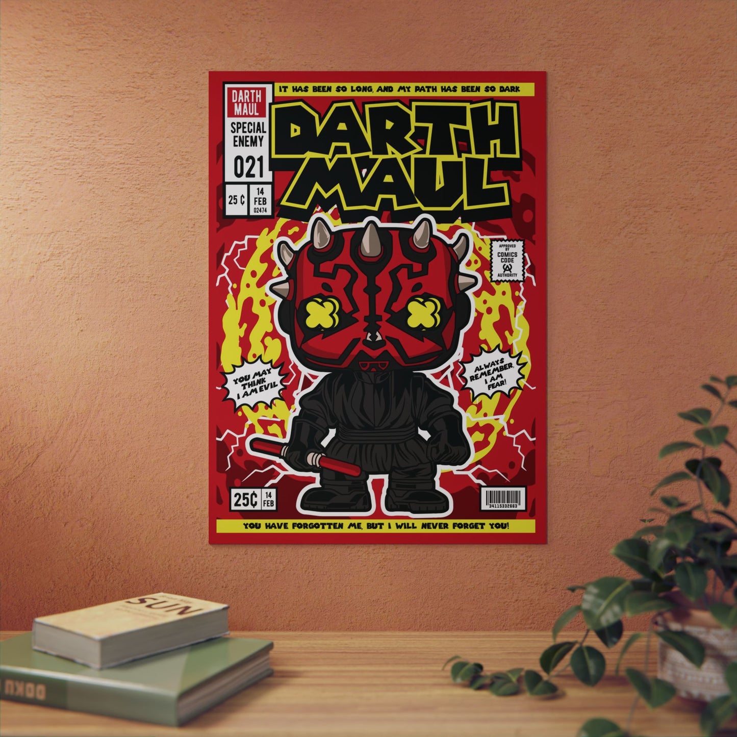 Darth Maul Metal Poster
