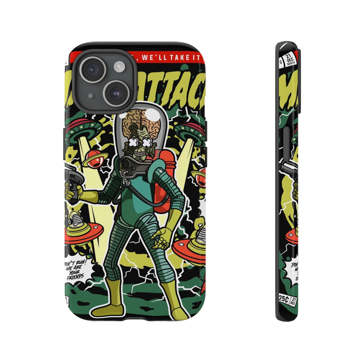 Mars Attack Comic Phone Case