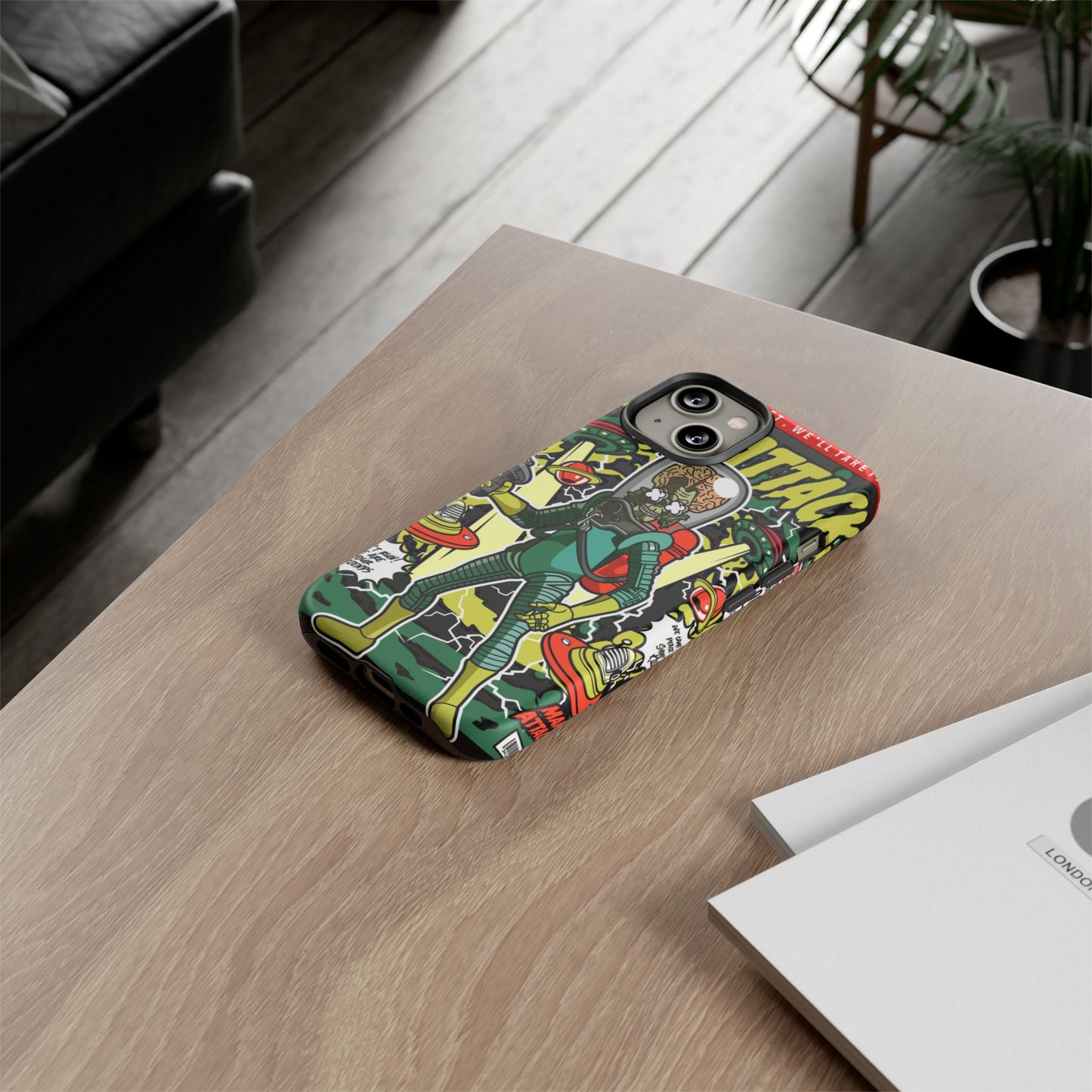 Mars Attack Comic Phone Case