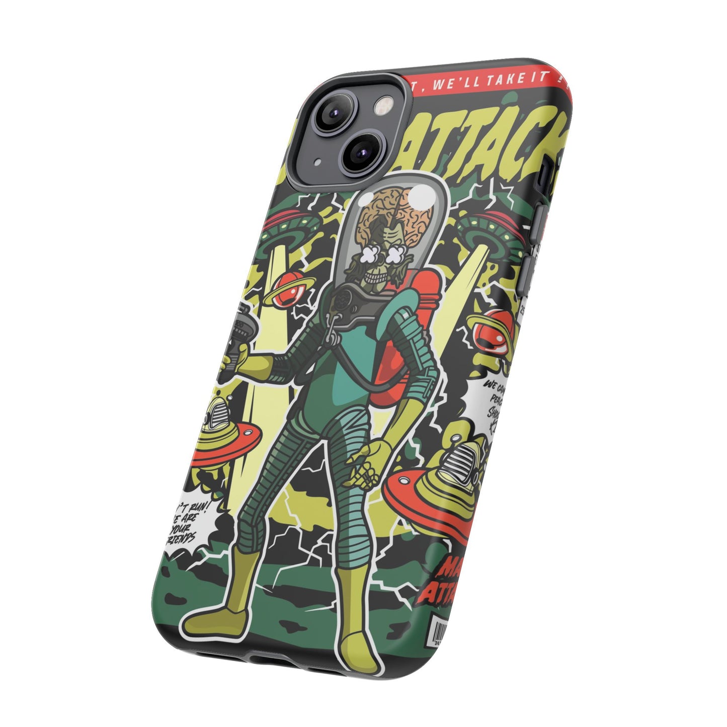 Mars Attack Comic Phone Case