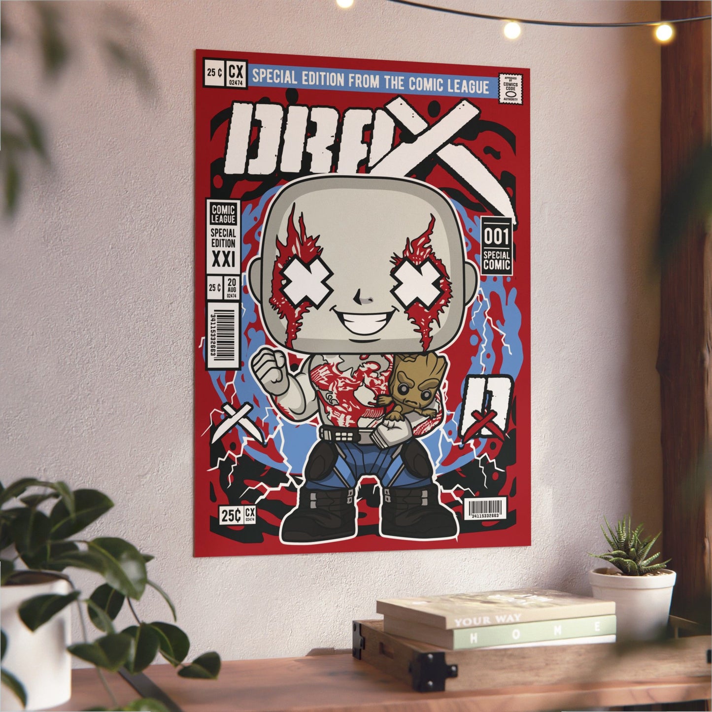 Drax Metal Poster