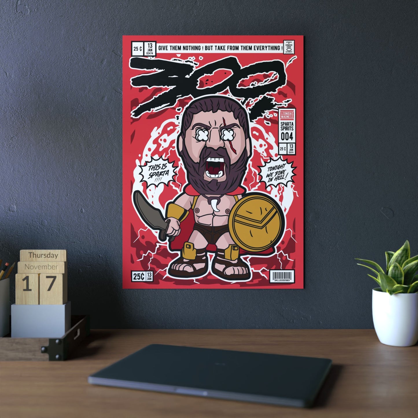 300 Metal Poster