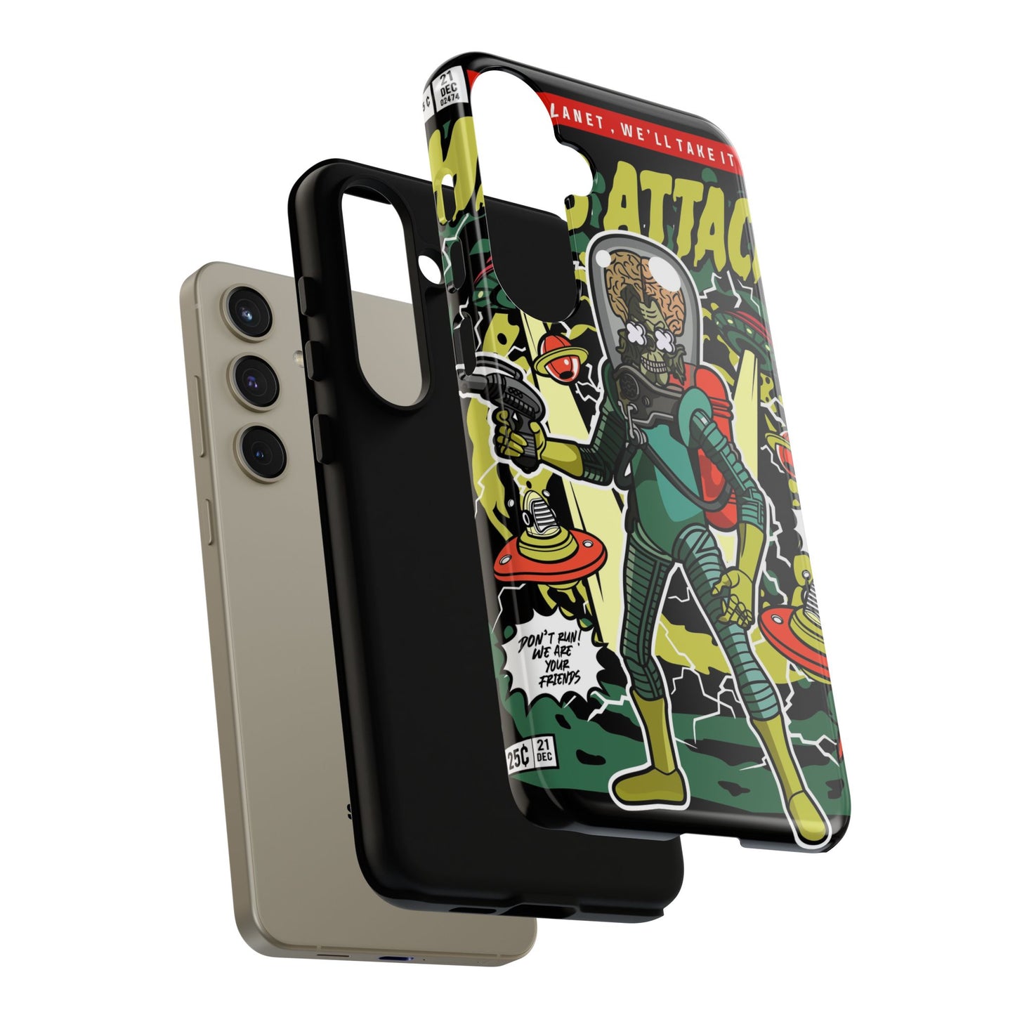Mars Attack Comic Phone Case