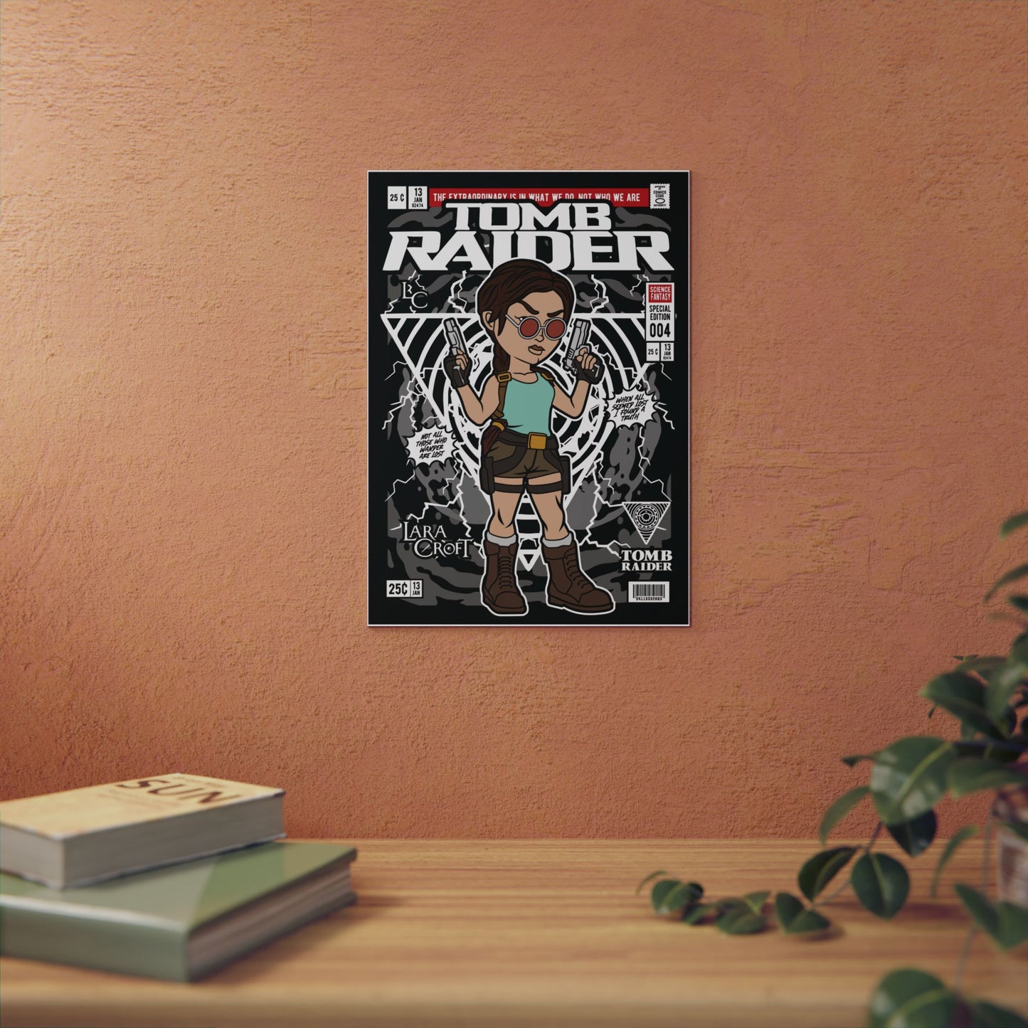 Tomb Raider Metal Poster