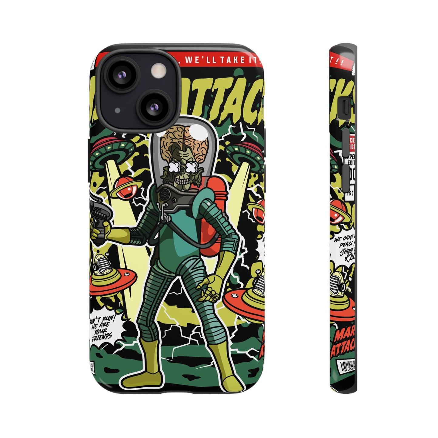 Mars Attack Comic Phone Case