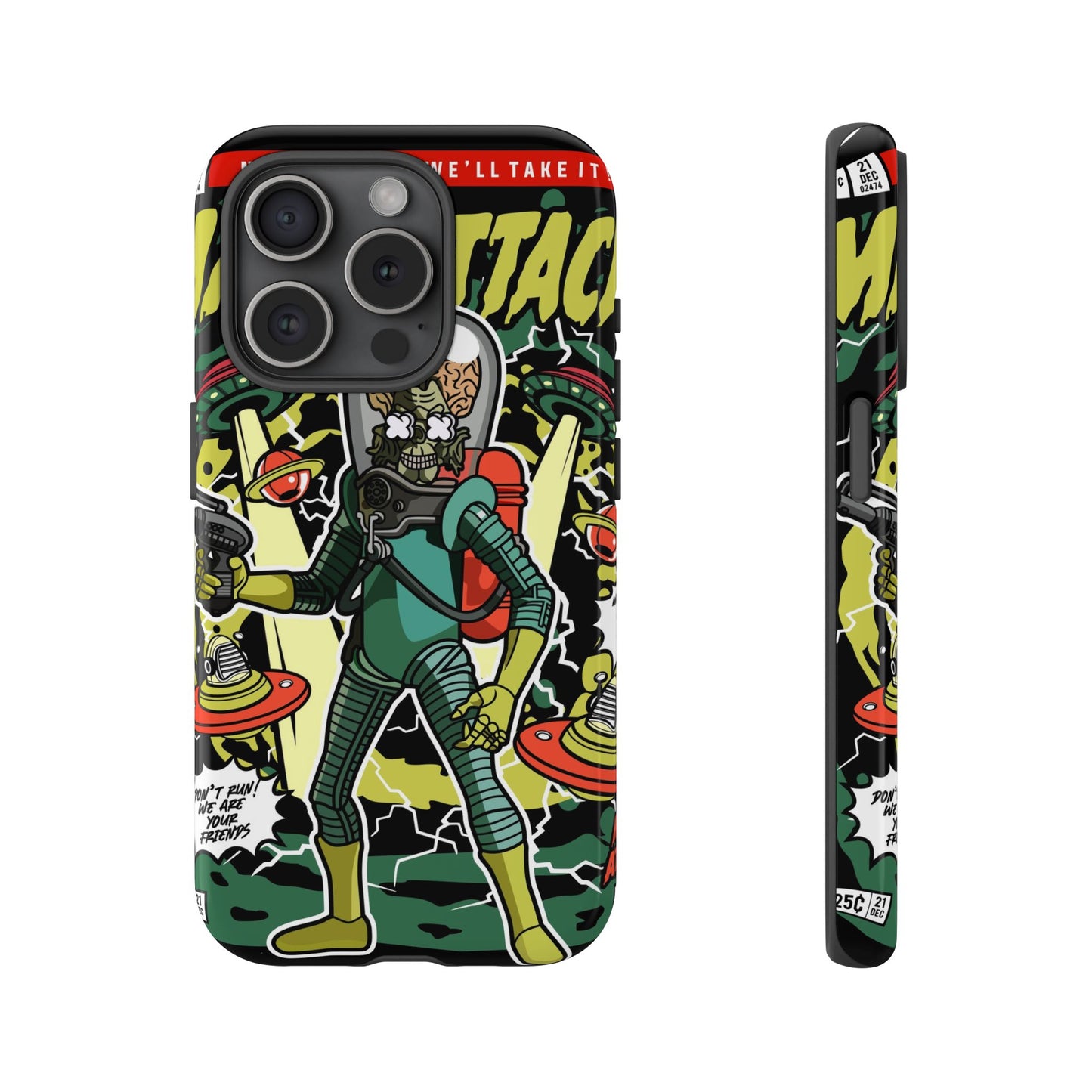 Mars Attack Comic Phone Case