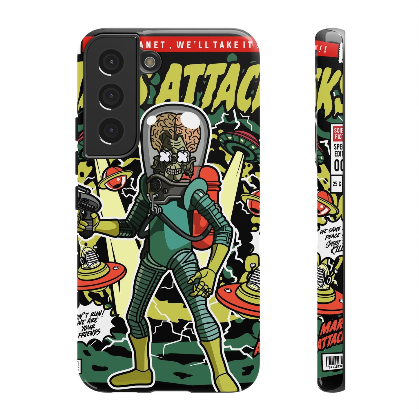 Mars Attack Comic Phone Case